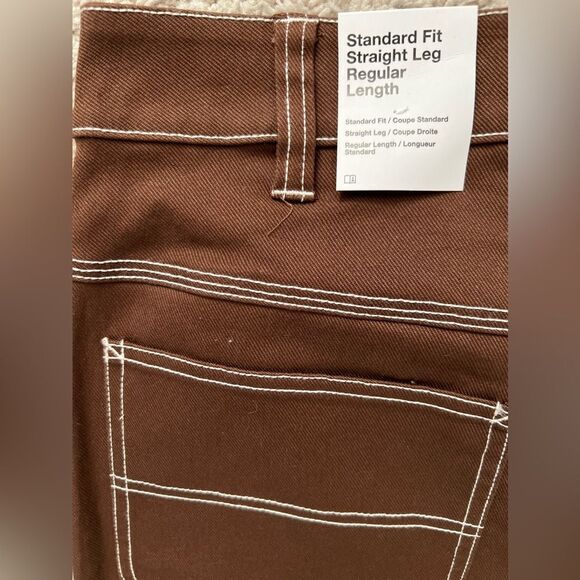 Nike Life Straight Leg Carpenter Pants Cacao Wow - Picture 12 of 14